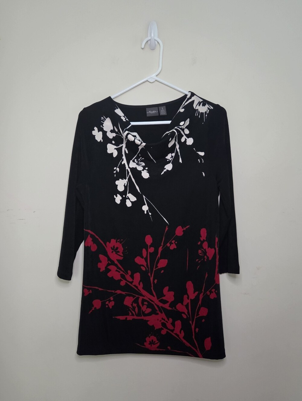 Women's Travelers By Chico's Tunic Top Sz 1 / Medium